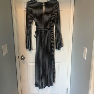 Black Striped Dress